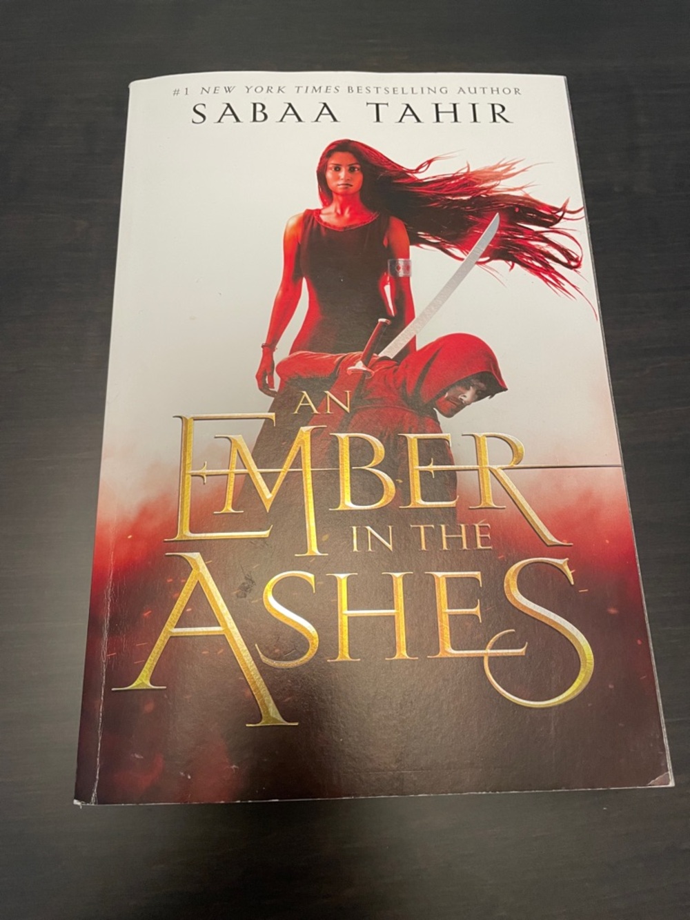 Razor Paperback Back Cover with Red and Black Gradient